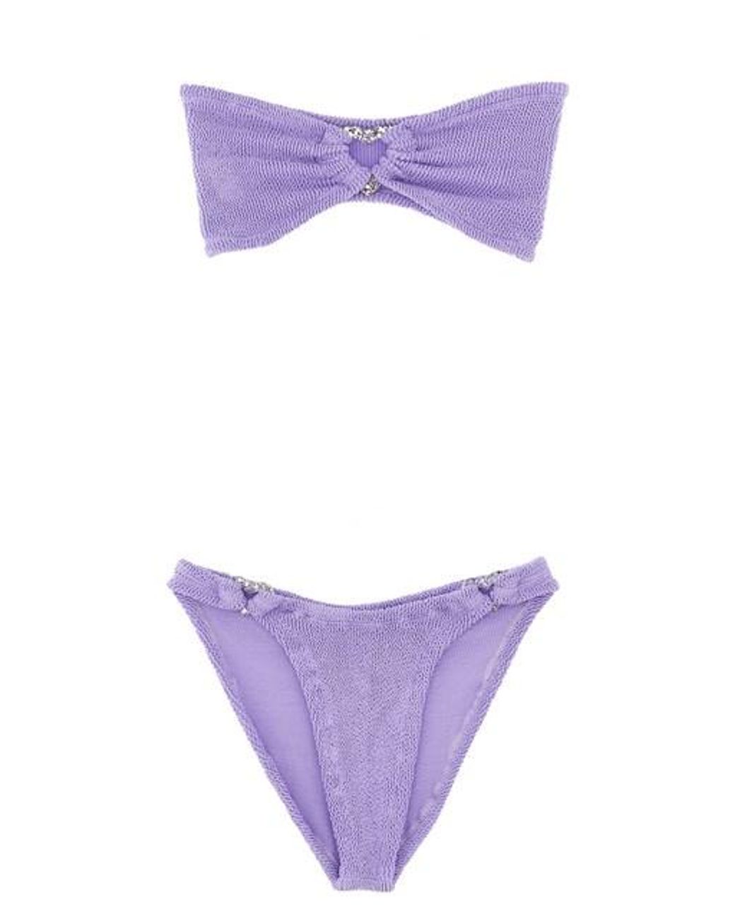 Hunza G 'kiddie'' Bikini in Purple | Lyst