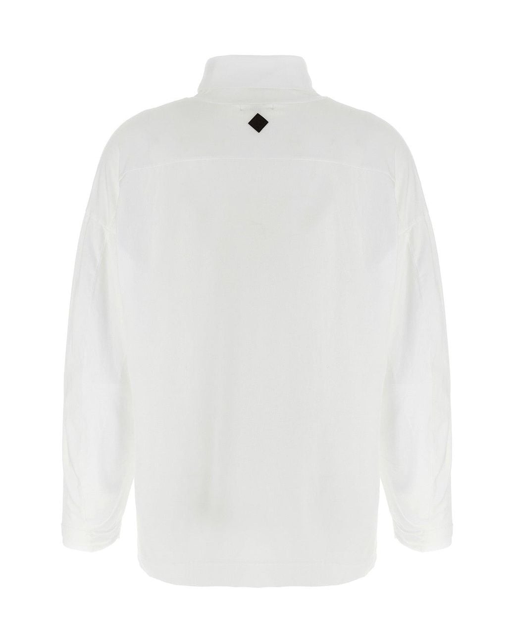 Haikure White 'Ivy' High-Neck T-Shirt