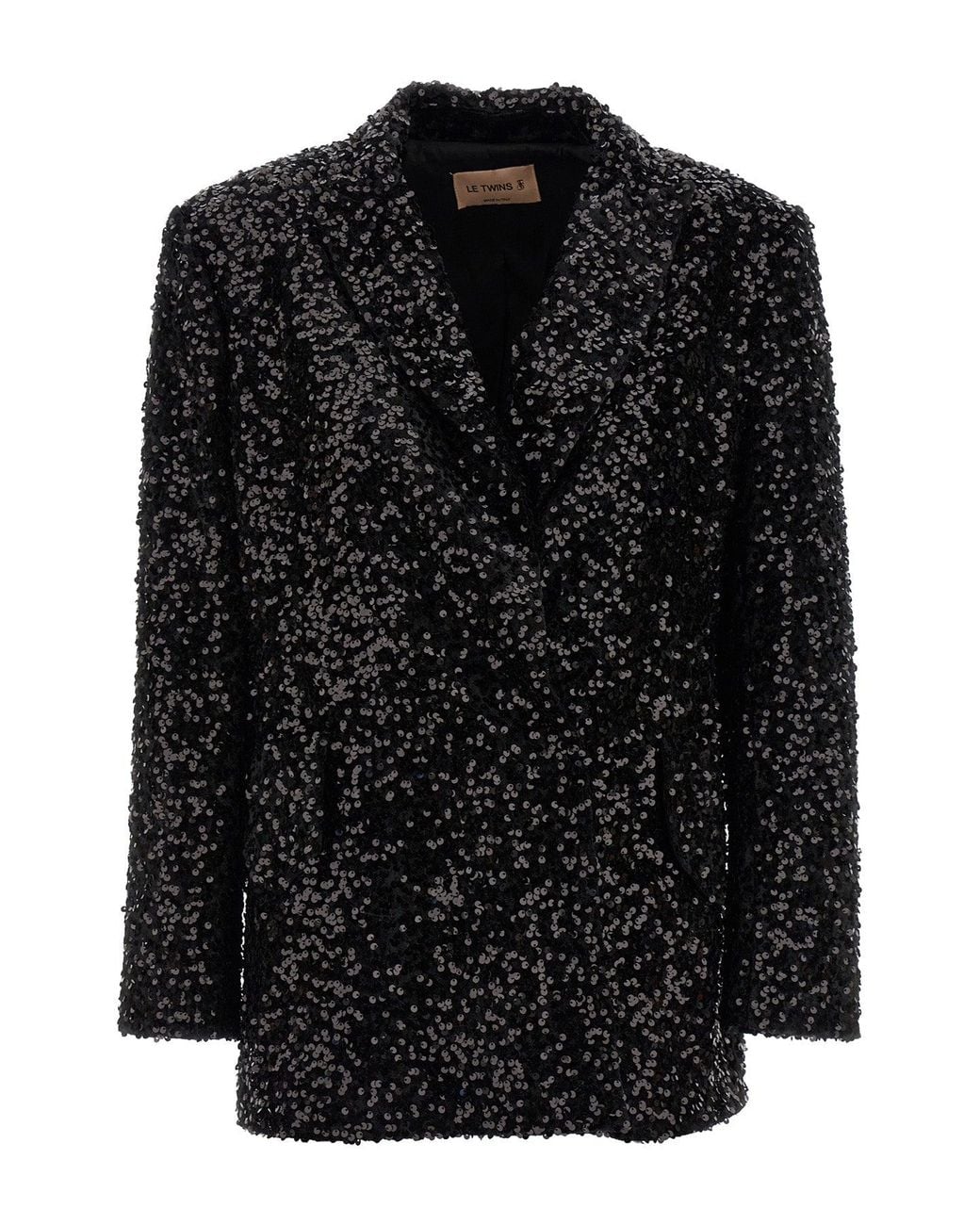 Le twins Black 'Como' Sequined Blazer