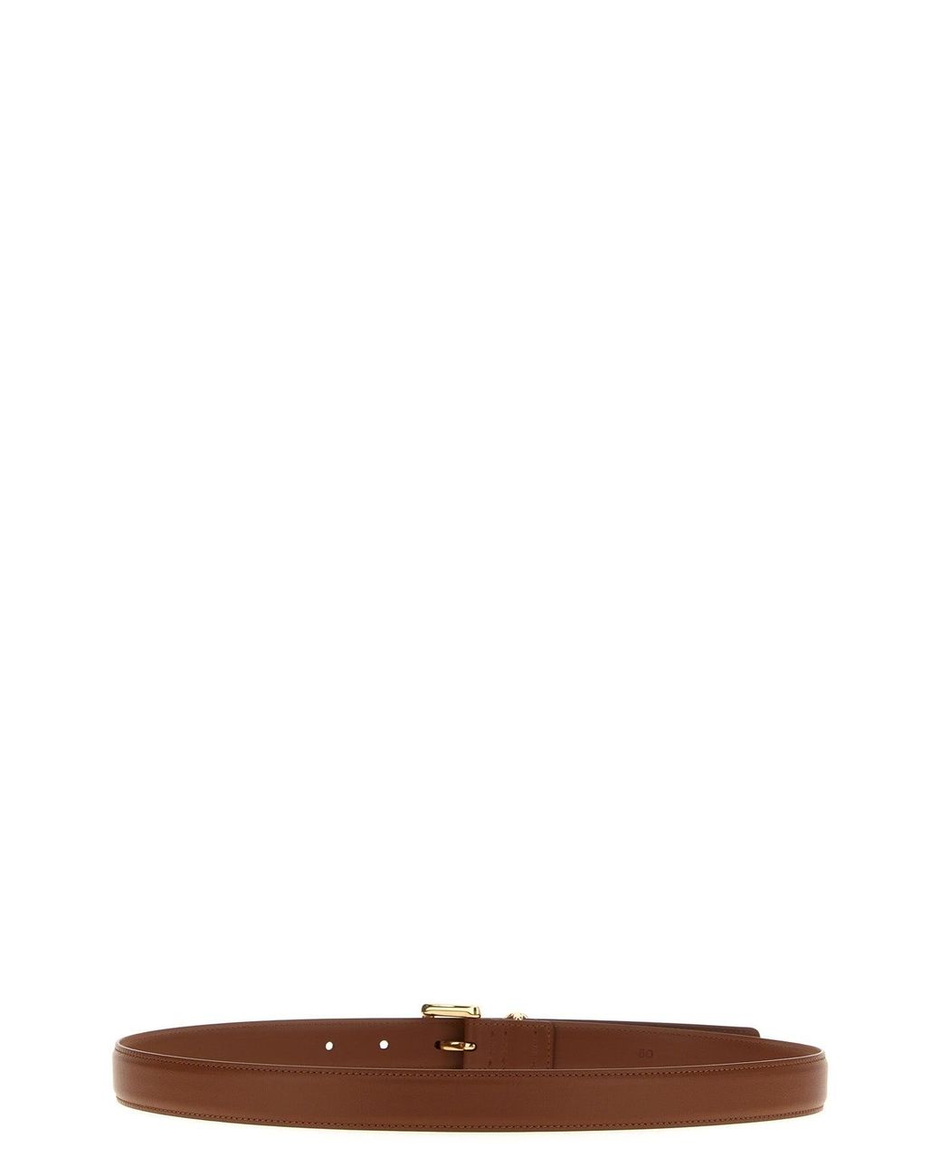 Ferragamo White Gancini Belt