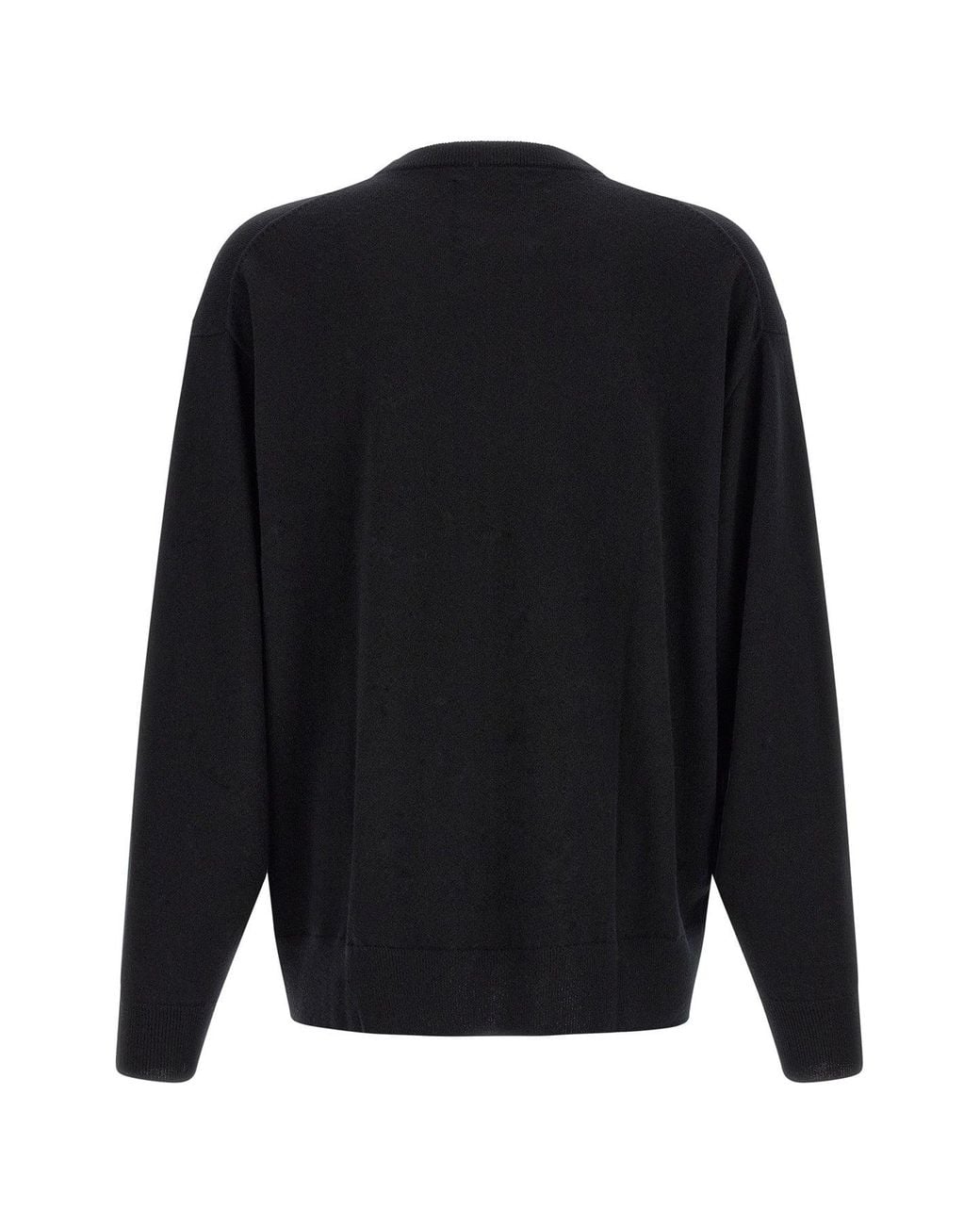 Extreme Cashmere Blue Crewneck Sweater With Embroidered Detail for men