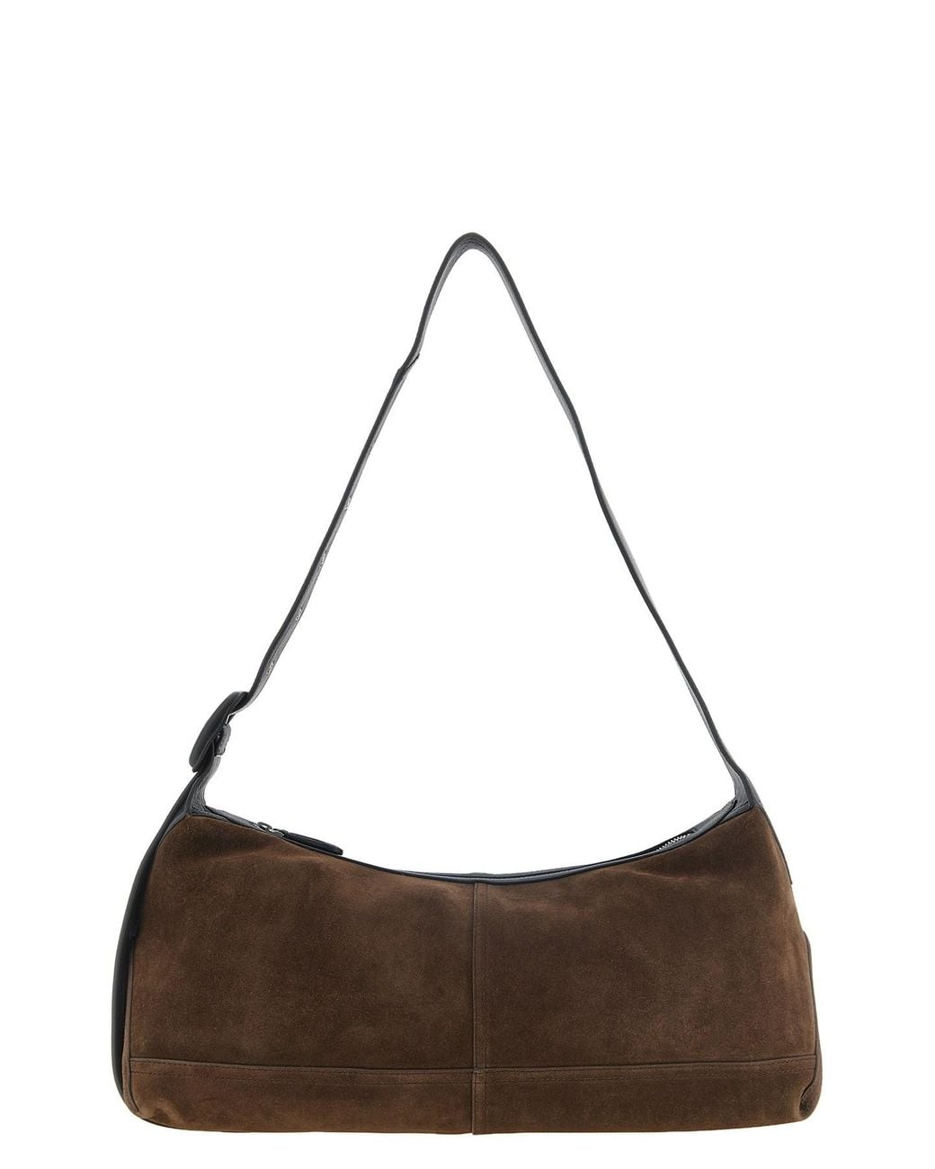 AMI Brown Small 'Etienne' Crossbody Bag