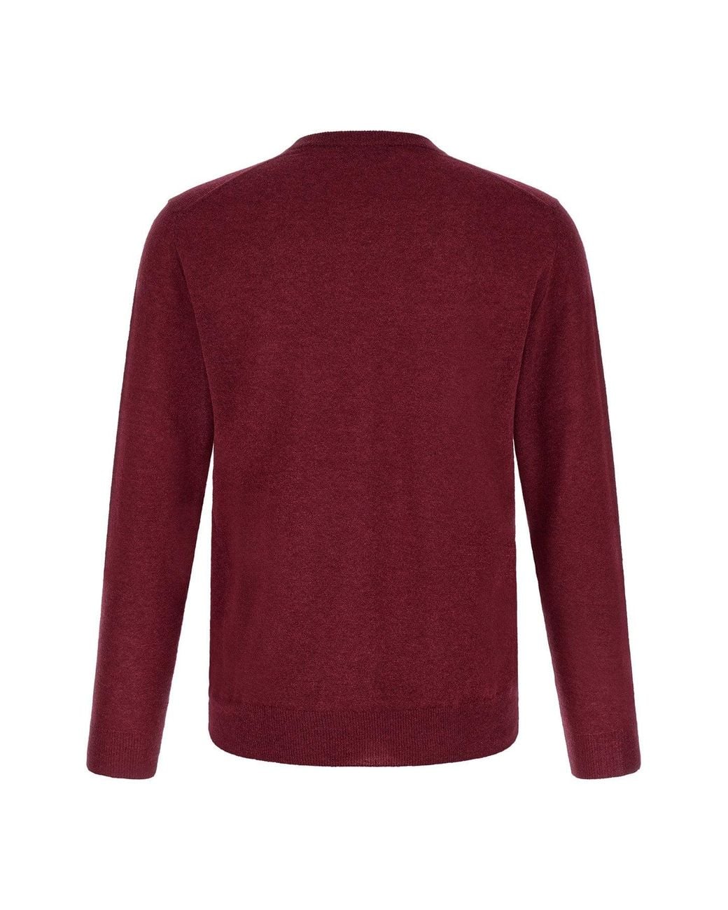 Zanone Red Flexcashmere Crewneck Sweater for men