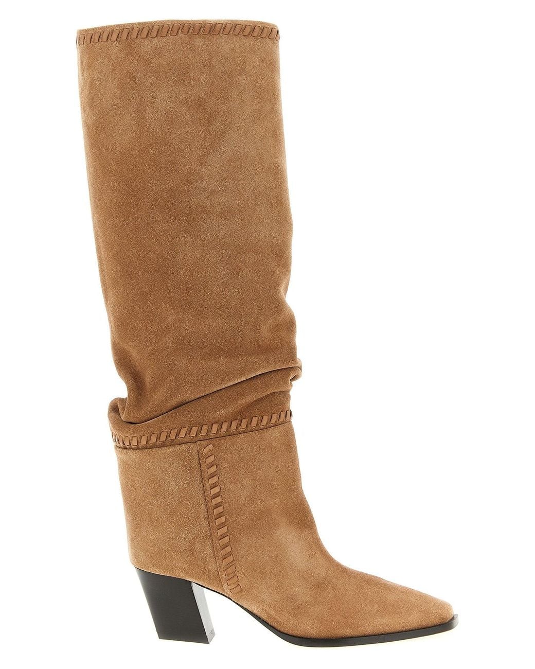 Jimmy Choo Brown Boots 'Hart Stitch Kb 60 Htw'