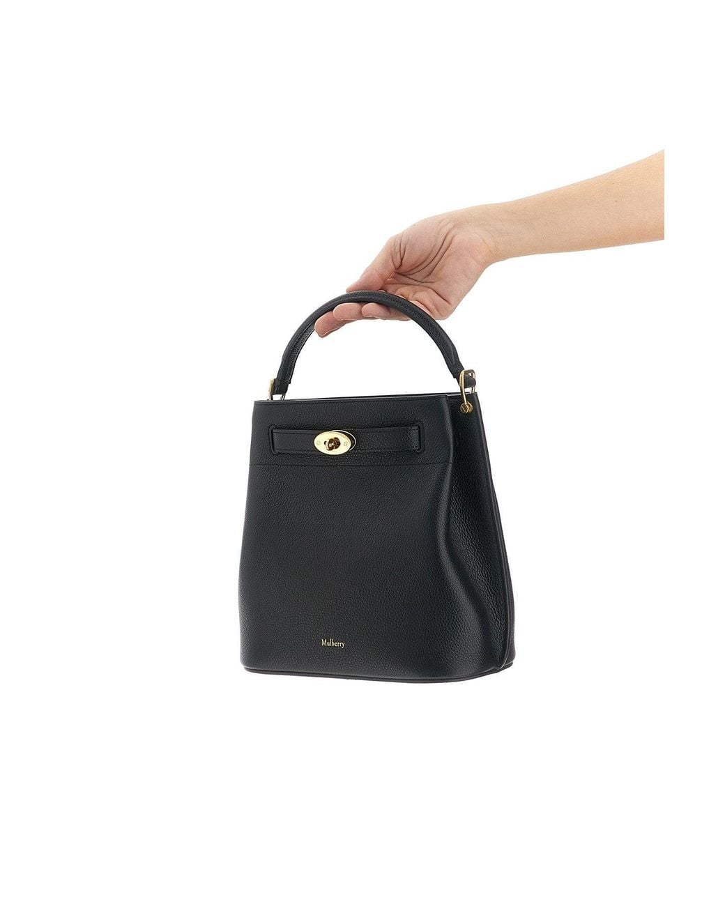 Mulberry Black Small 'Islington' Bucket Bag