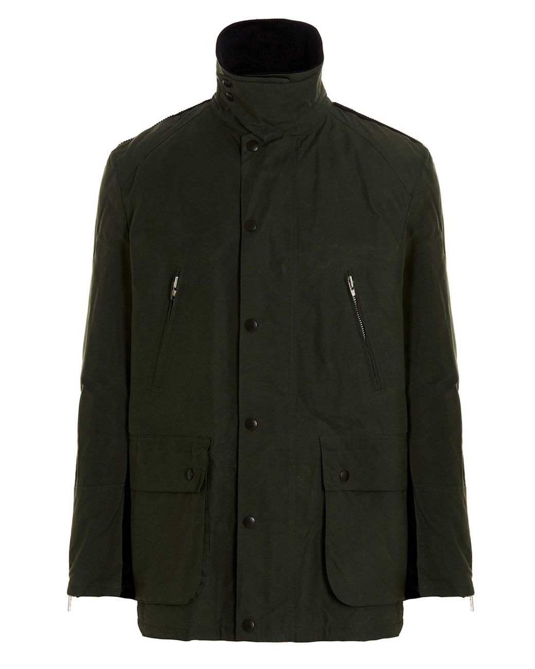 Department 5 Black 'middle Barbour' Jacket for men