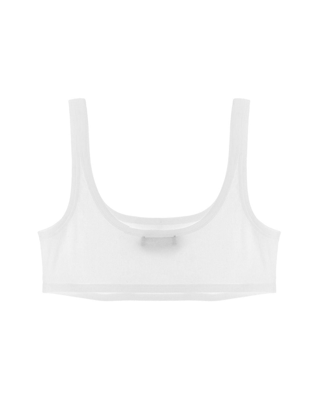 Mit Logo Style Versace Logo' Bh in Weiß | Lyst DE