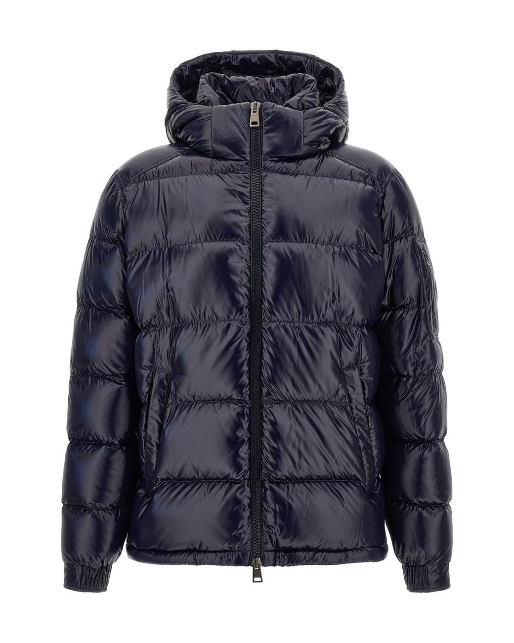 Herno Blue Quilted Down Jacket for men