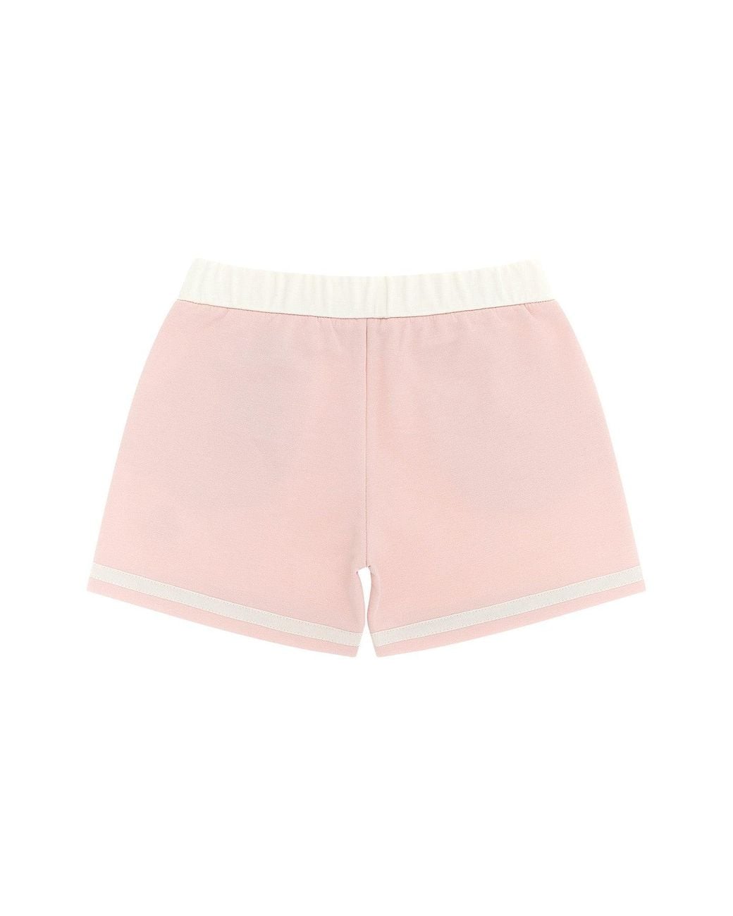 Moncler Pink Bermuda Shorts With Contrasting Details