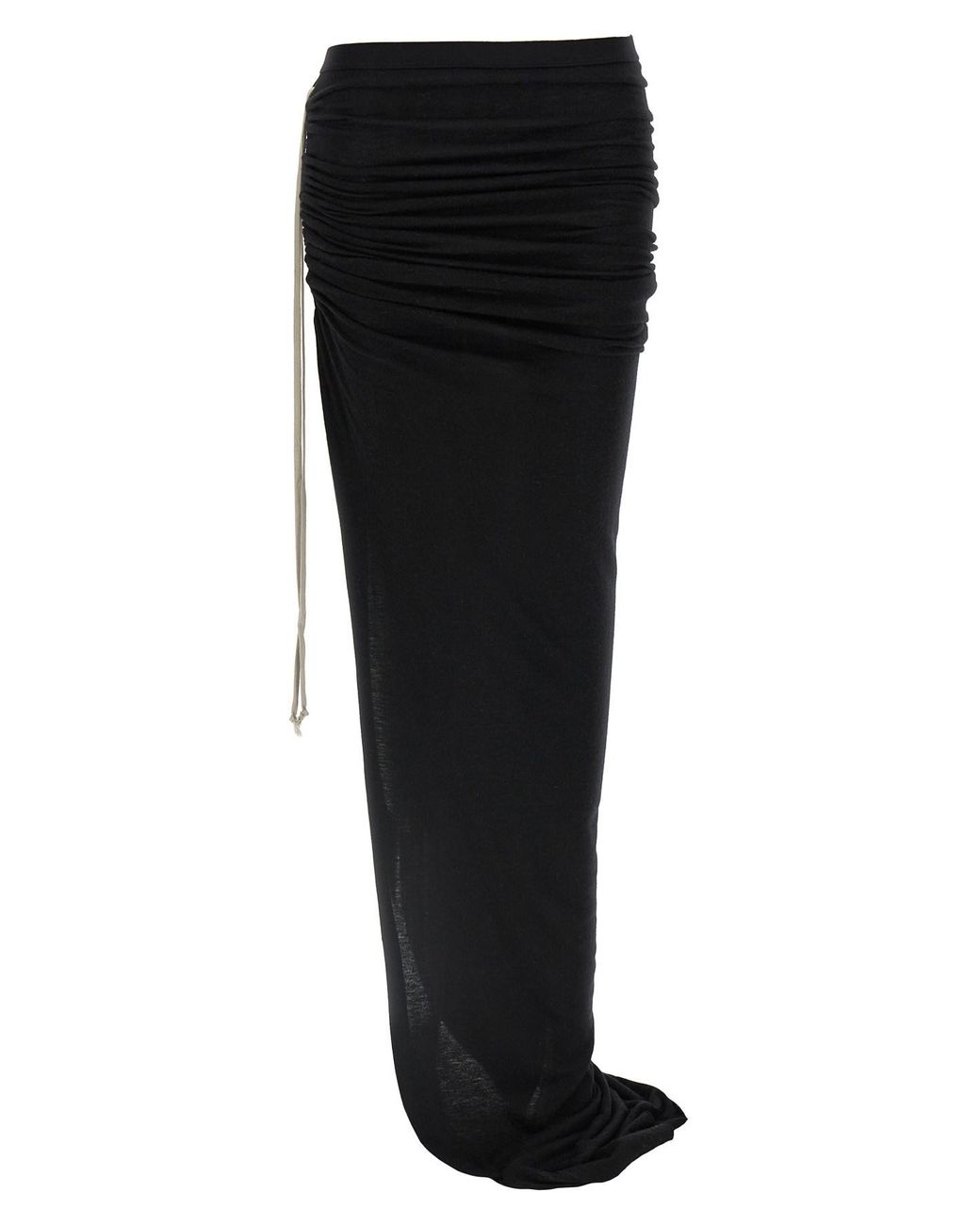 Rick Owens Black 'Edfu' Skirt
