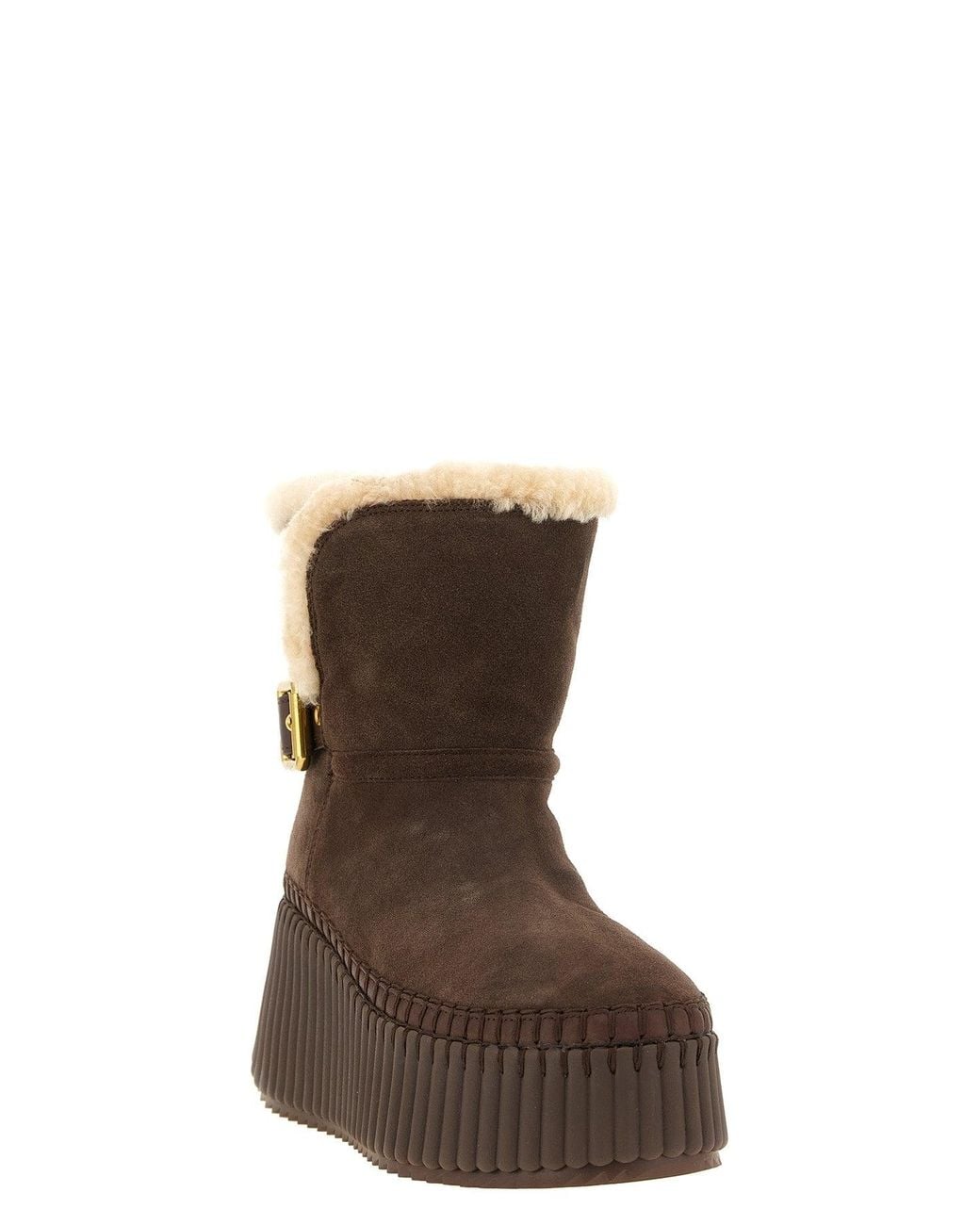 Chloé Brown Nama' Ankle Boot