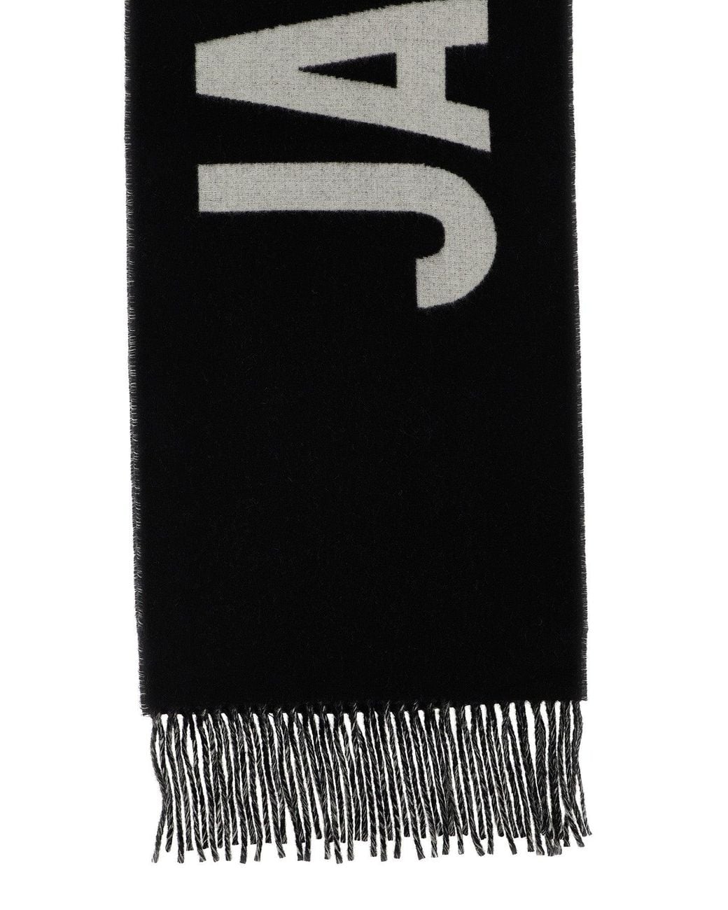 Jacquemus Black The 'L'Echarpe Scarf for men