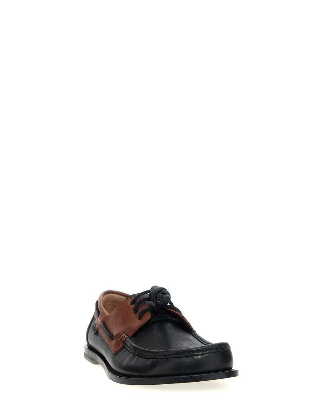 Loewe White Loafer 'Campo Boat Shoe' for men