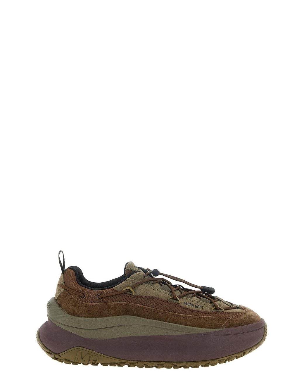 Moon Boot Brown 'Moon247 Xlace' Sneakers for men