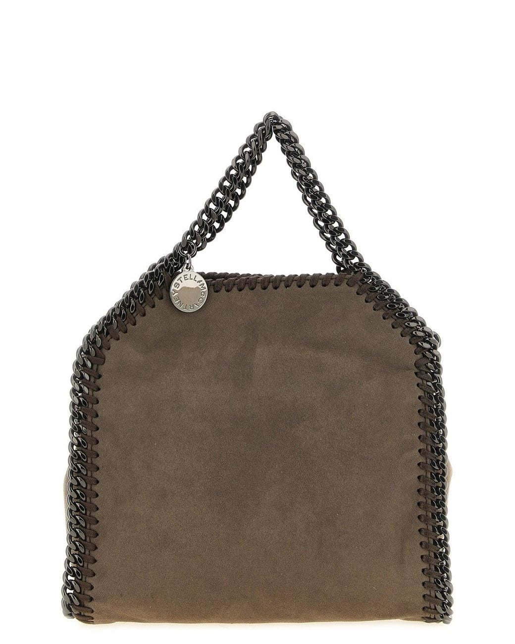 Stella McCartney Brown Falabella Tiny Tote Bag
