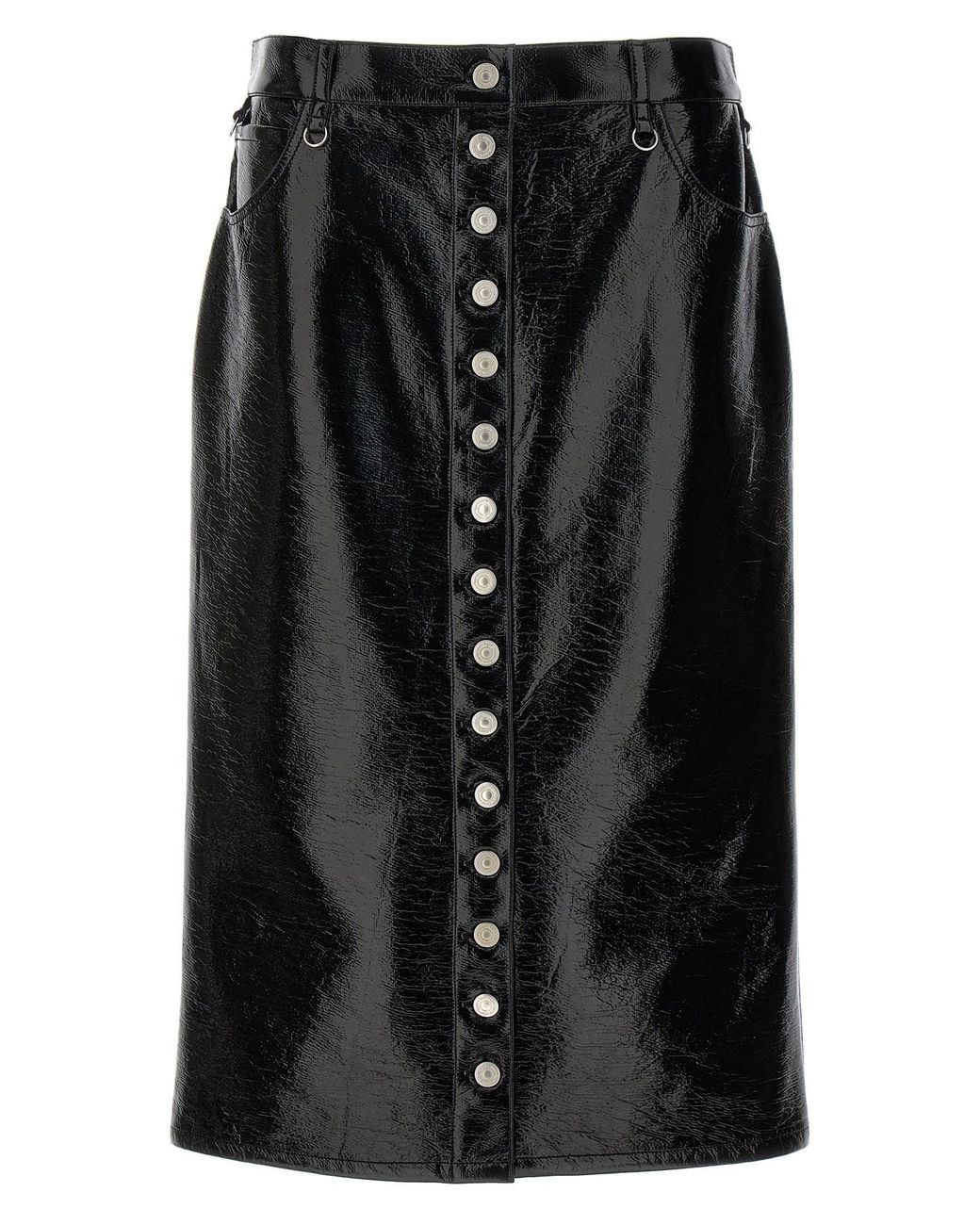 Courreges Black 'multiflex' Skirt