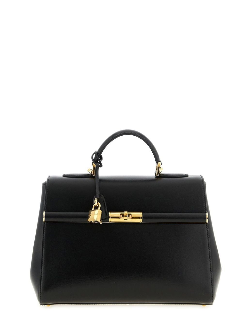 Dolce & Gabbana Black Marlene Top Handle Bag