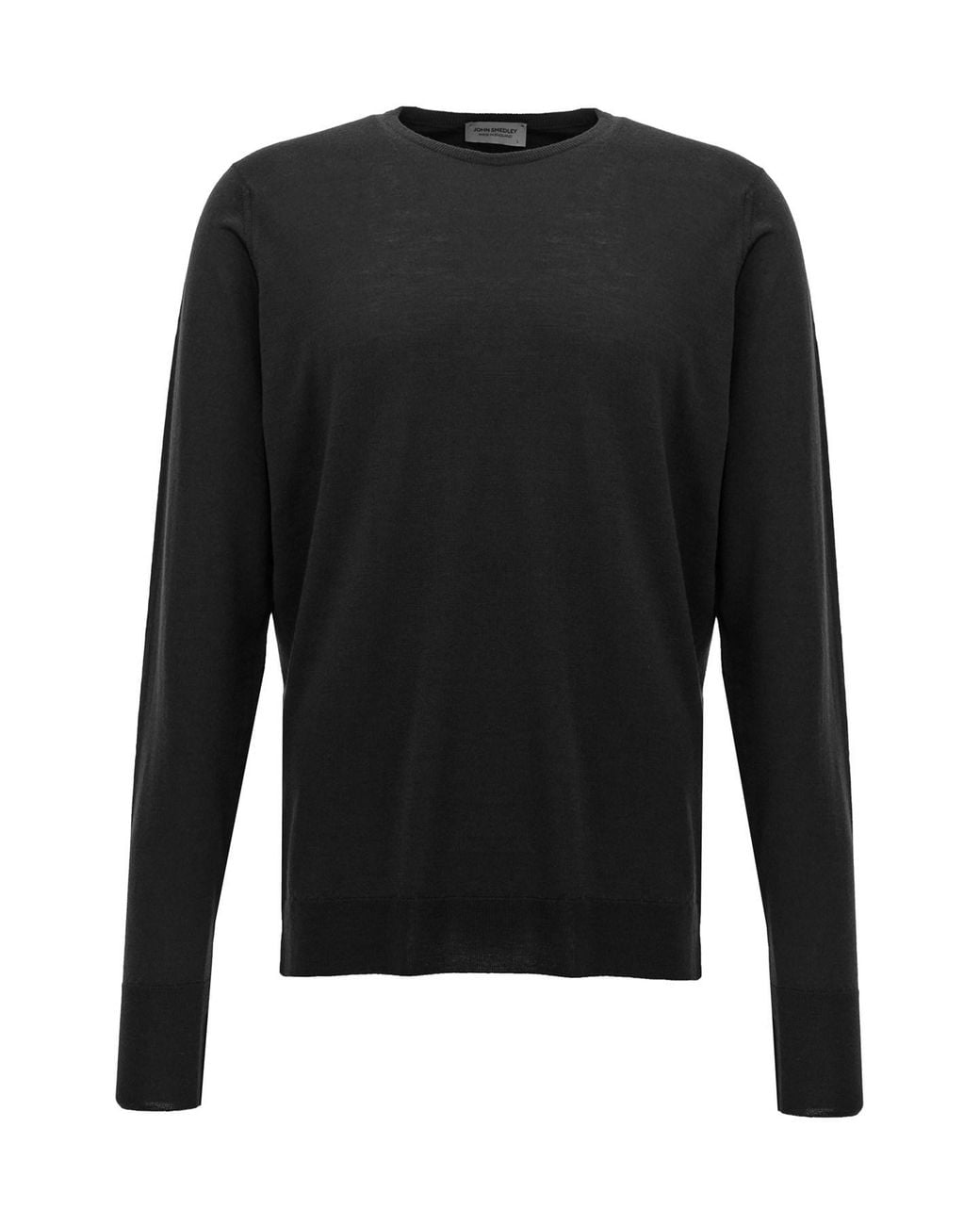 John Smedley Black 'marcus' Sweater for men