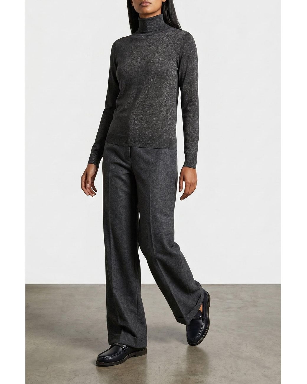Brunello Cucinelli Gray Flannel Trousers