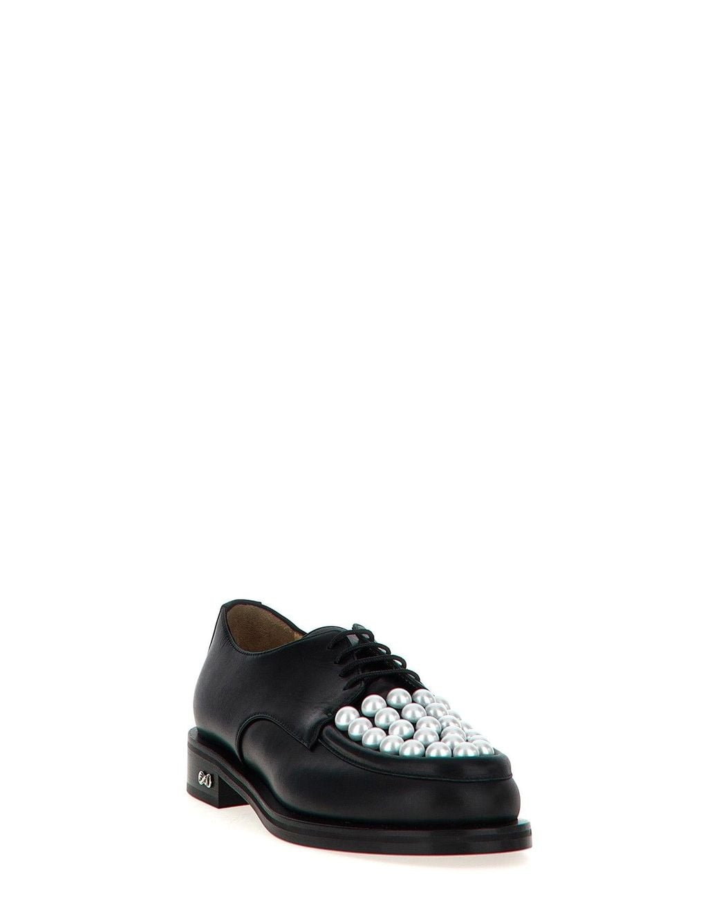 Mach & Mach Black Lace-Ups 'Sirene'