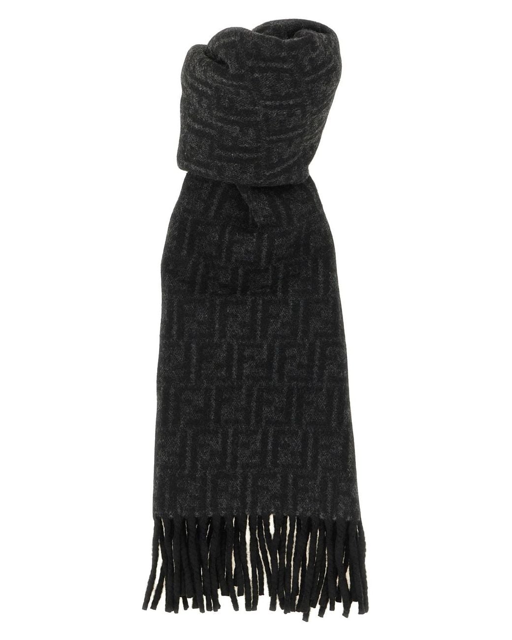 Fendi Ff Doppelseitiger Schal in Black für Herren