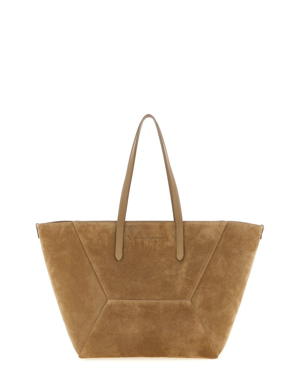 Brunello Cucinelli Brown 'bc Duo' Maxi Shoulder Bag