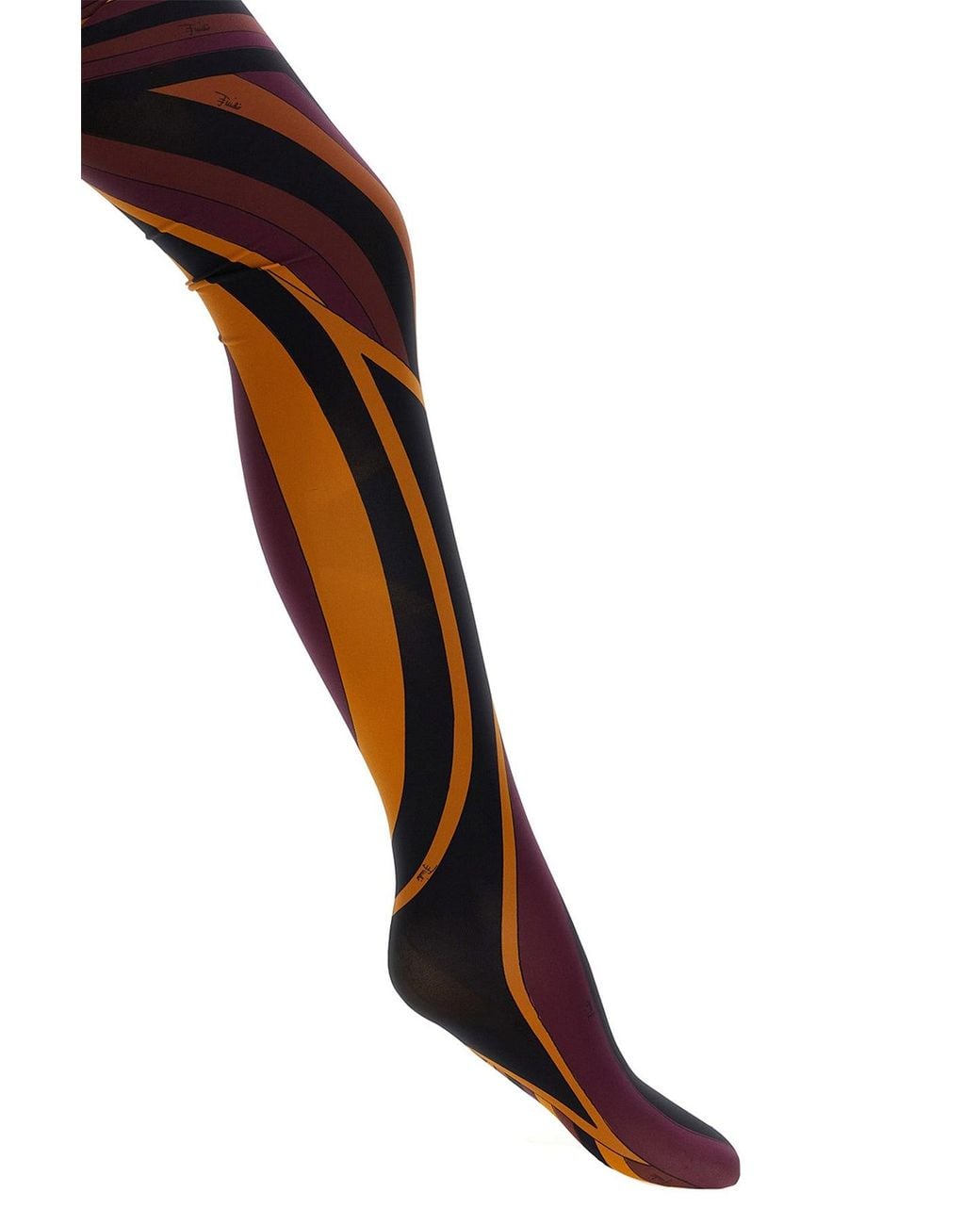 Emilio Pucci Black "Iride" Tights