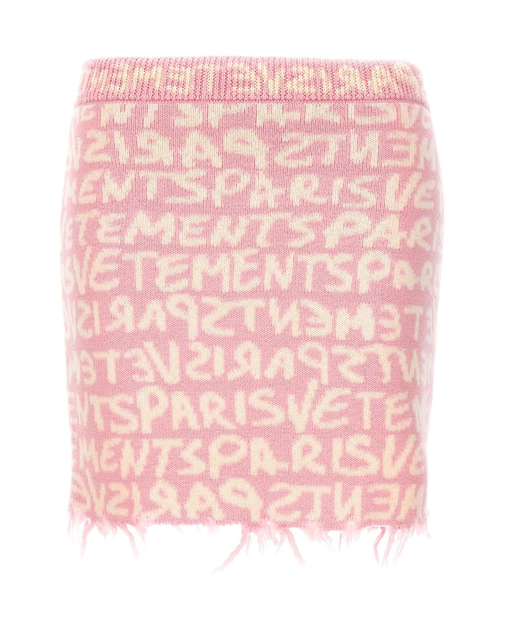 Vetements Pink 'Graffiti Monogram' Skirt