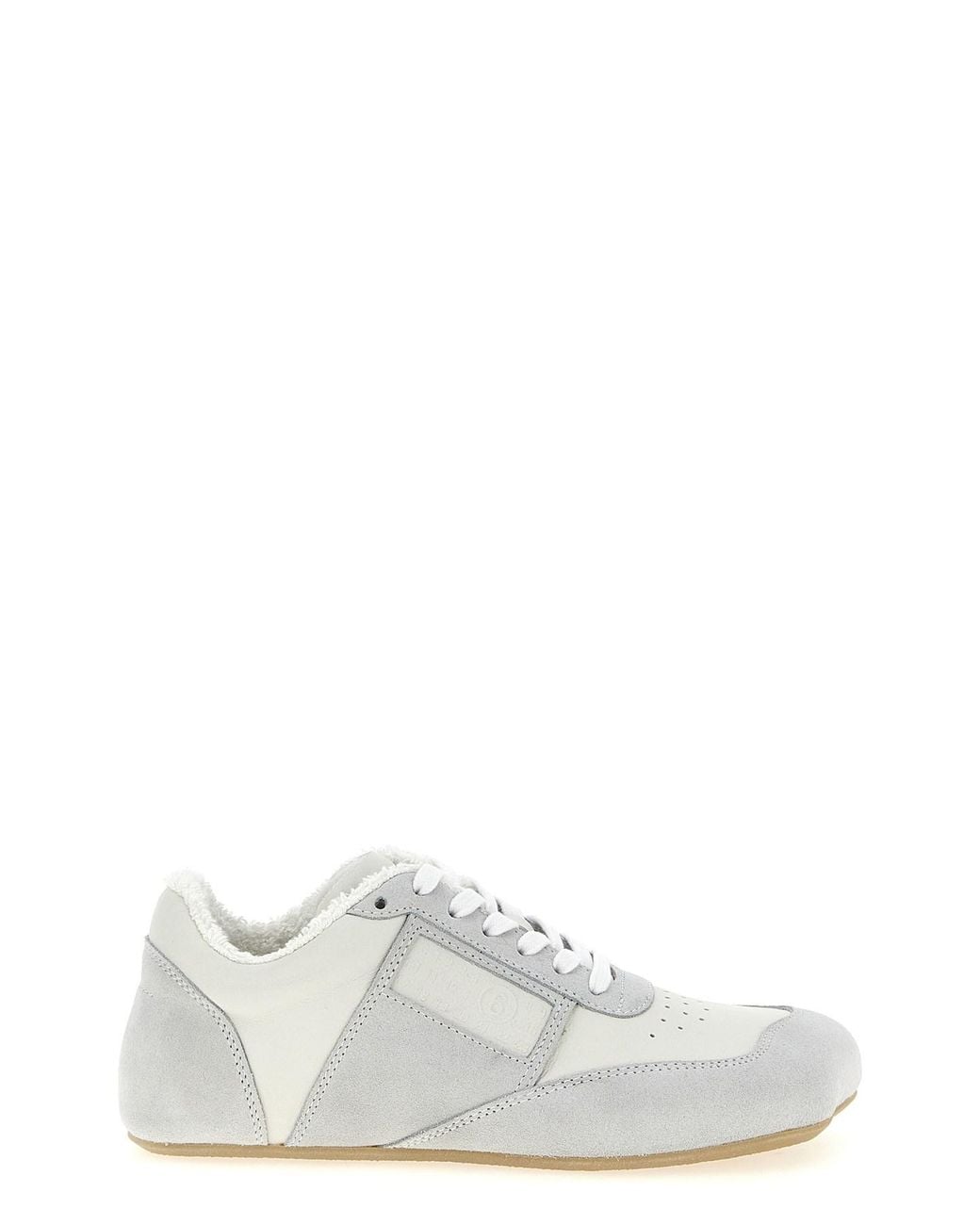 MM6 by Maison Margiela White 'anatomic' Sneakers