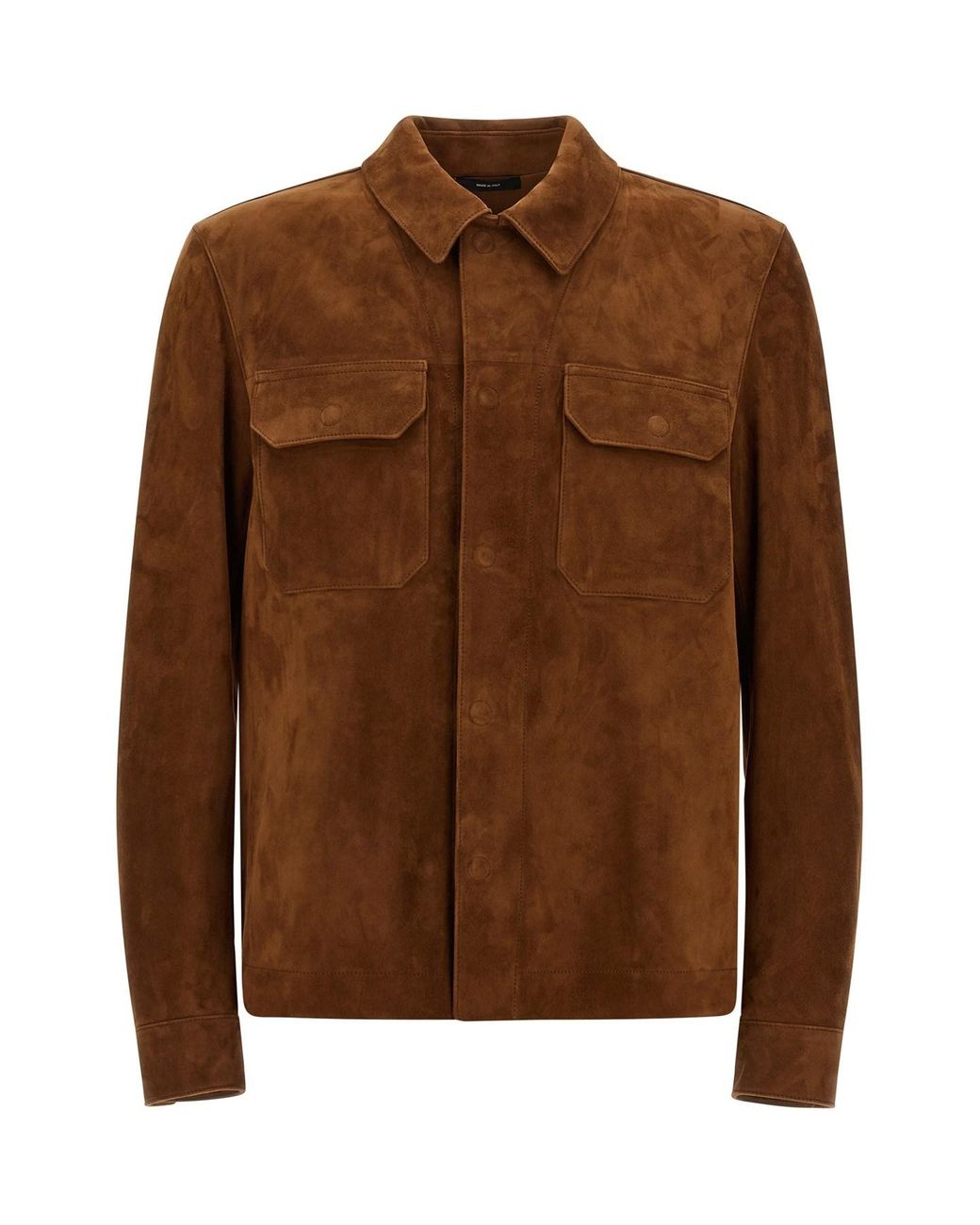 Tom Ford Brown Suede Overshirt for men
