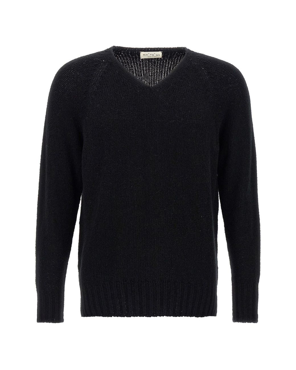 Ma'ry'ya Blue Bouclé Sweater for men