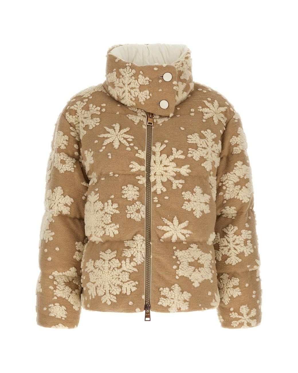 Herno Metallic Snowflake Puffer Jacket