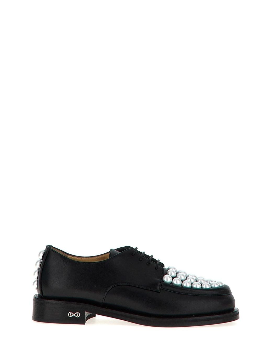 Mach & Mach Black Lace-Ups 'Sirene'