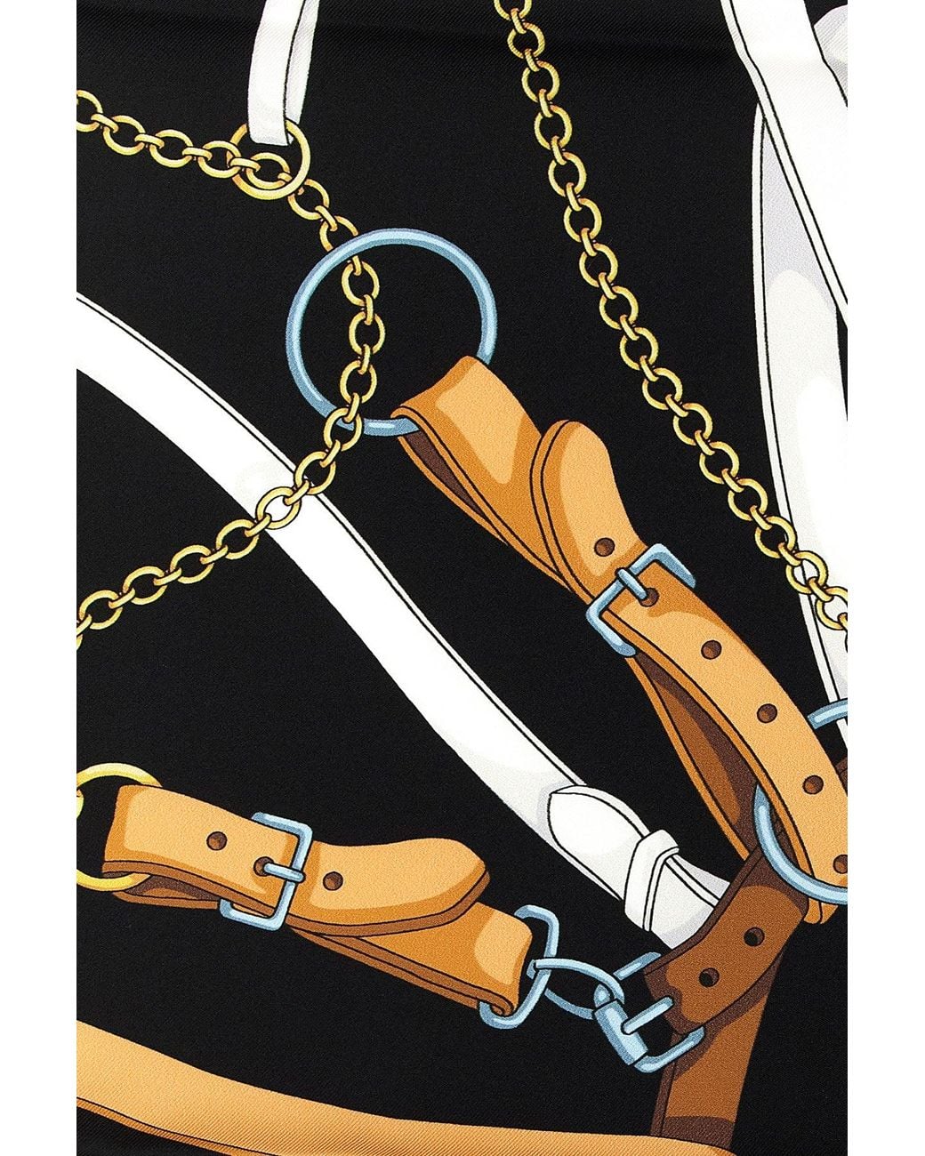 Gucci Black Silk Twill Carré