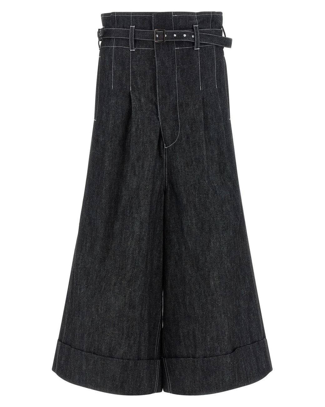 Junya Watanabe Black High Waist Jeans
