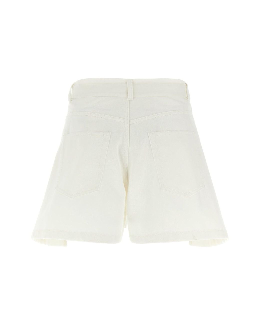 Bermuda 'Wool Insert' di Sacai in White