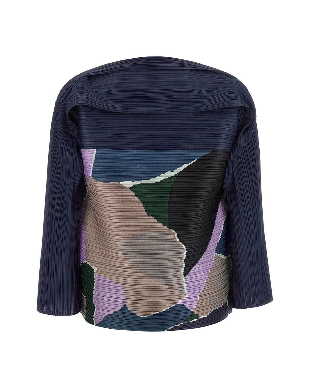 Pleats Please Issey Miyake Black Blouse 'Surprise!
