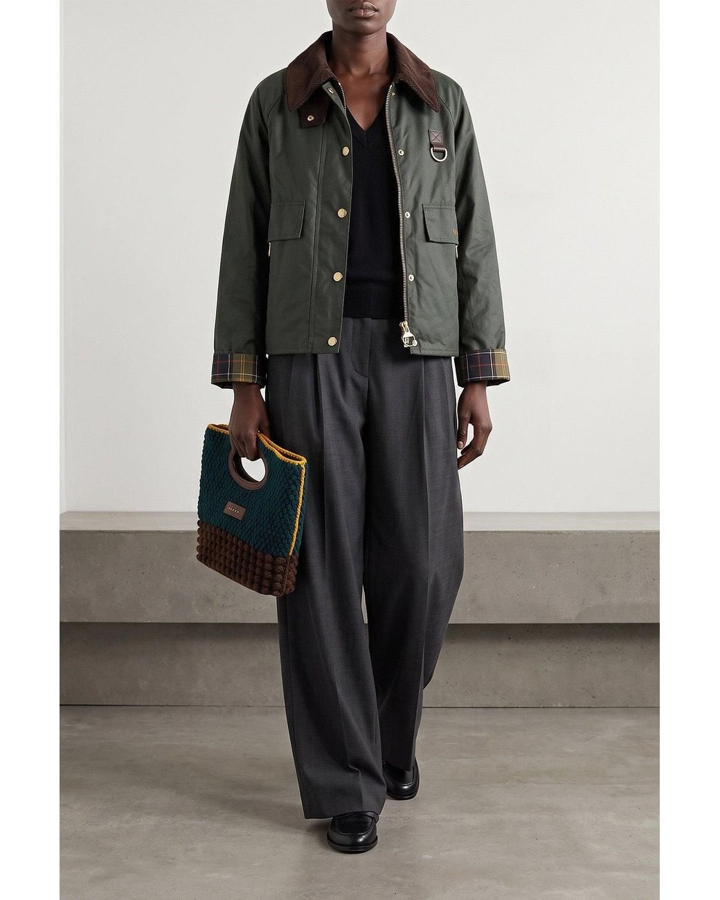 Giacca 'Catton' di Barbour in Black