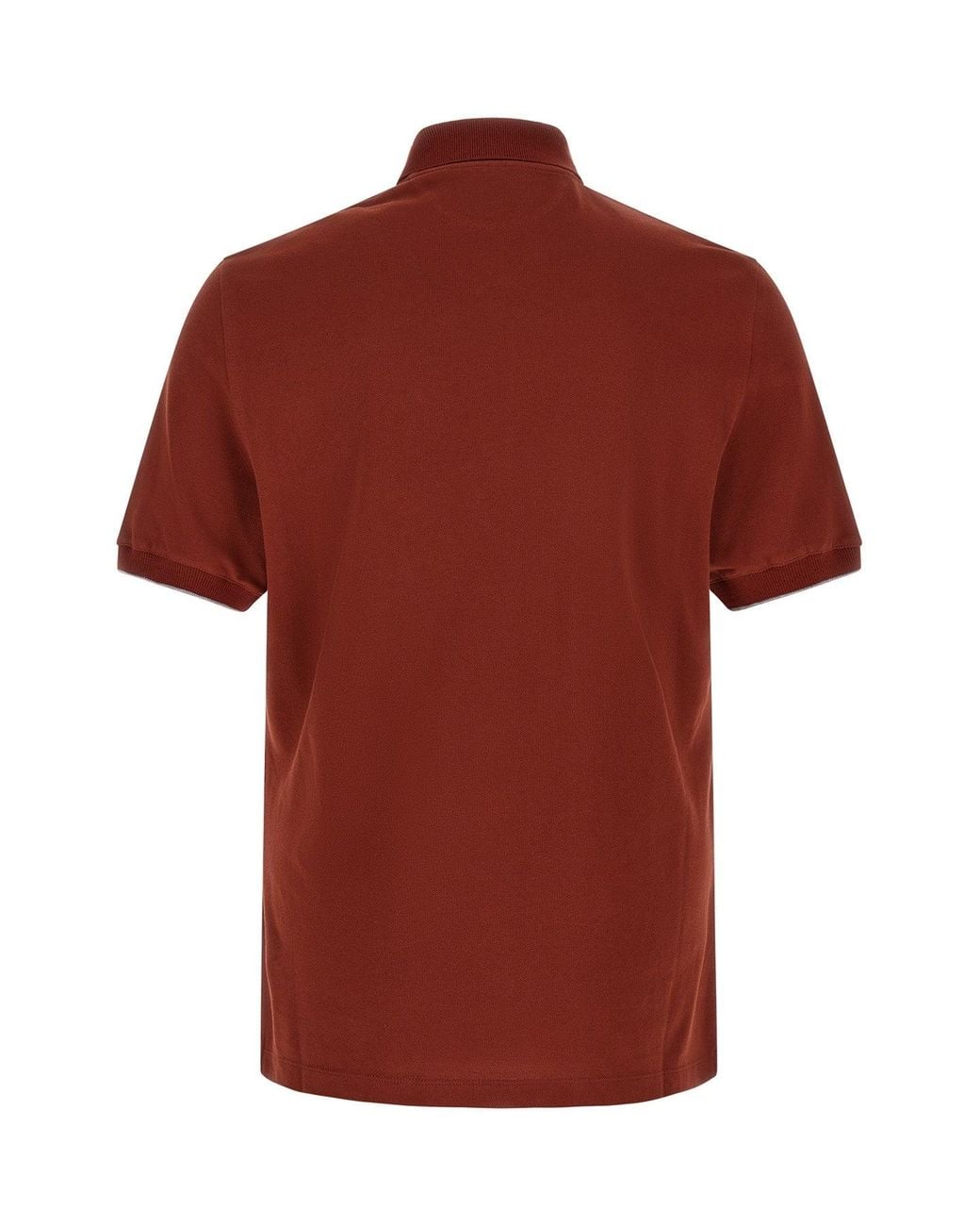 Brunello Cucinelli Embroidered Logo Polo Shirt for men