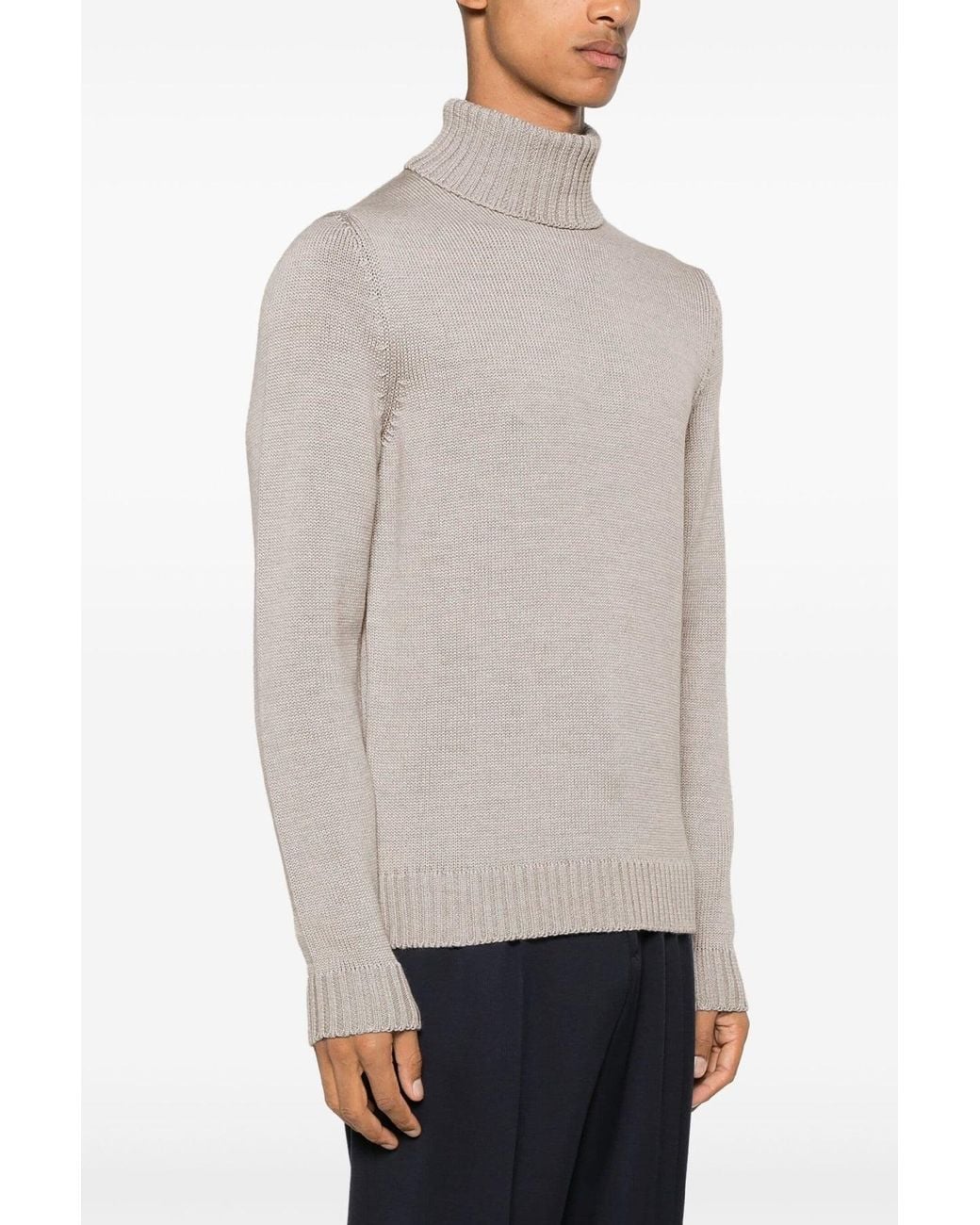 Zanone Gray 'Dolce Vita' Sweater for men