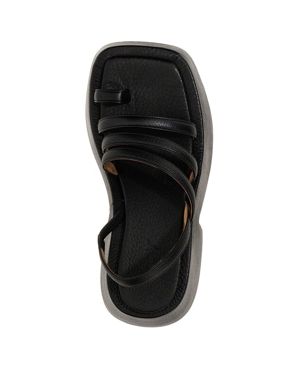 Marsèll Black 'Zeppo' Sandal