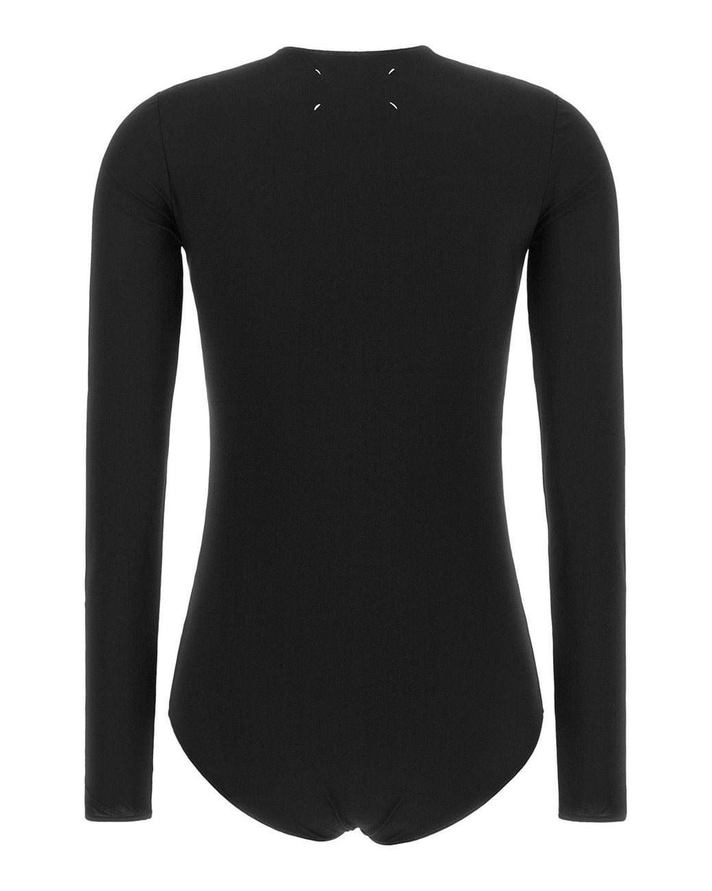 Maison Margiela Black Bodysuit Signature Stitches