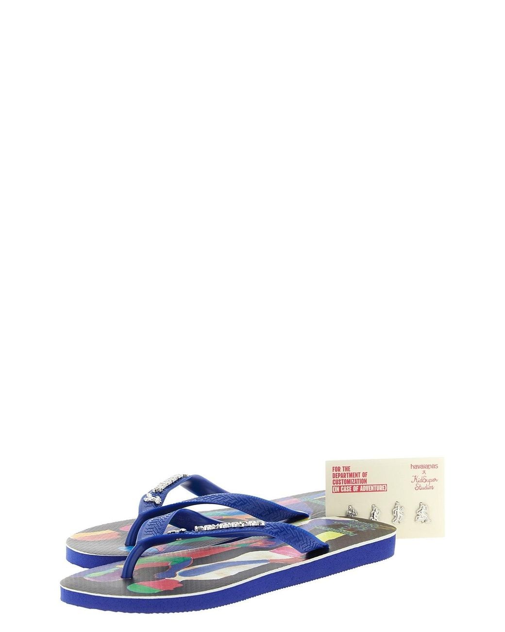 Havaianas Blue X Kidsuper 'Top Runner' Flip-Flops for men