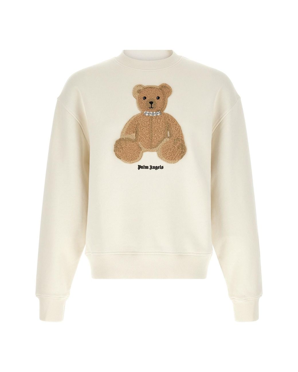 Palm Angels White 'bear' Sweatshirt for men