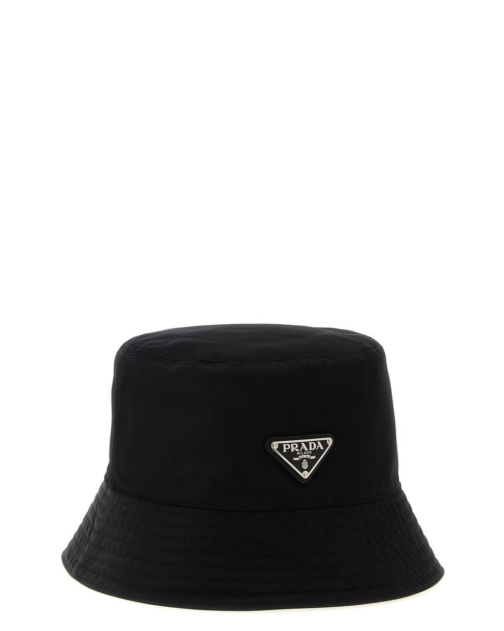 Prada Black 'Re-Nylon' Bucket Hat for men