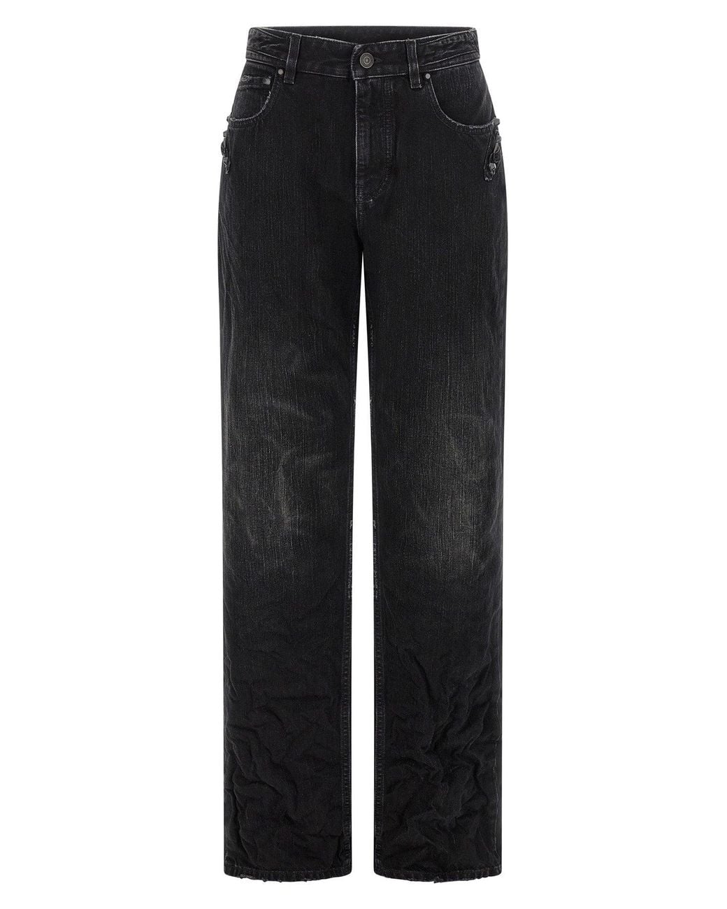 Balenciaga Black 'City Straight Pants' Jeans