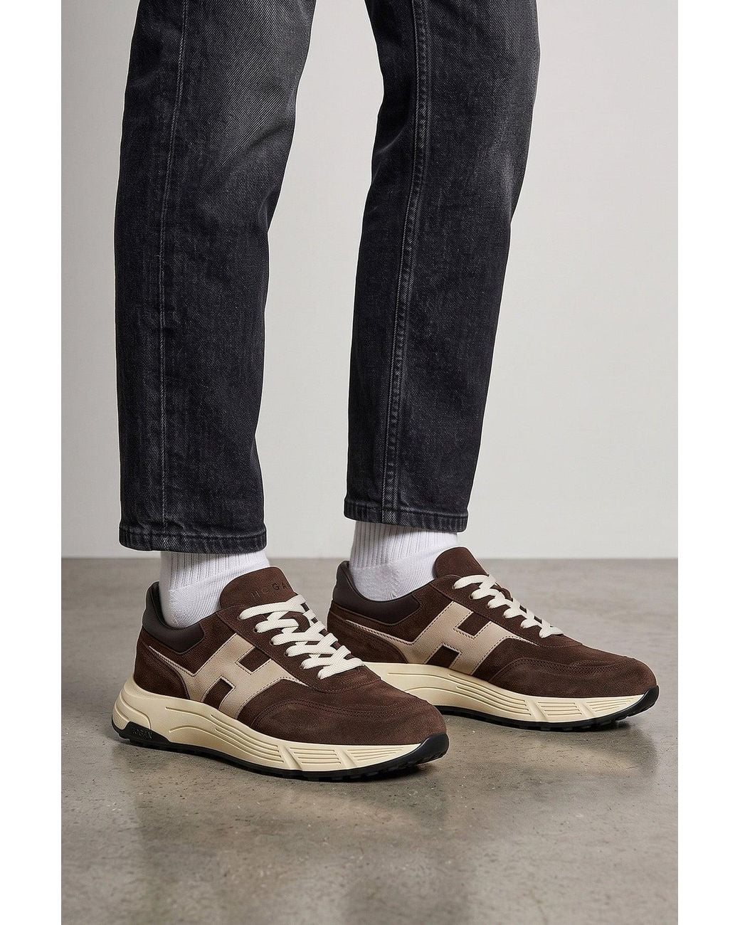 Hogan Black Hyperlight' Sneakers for men