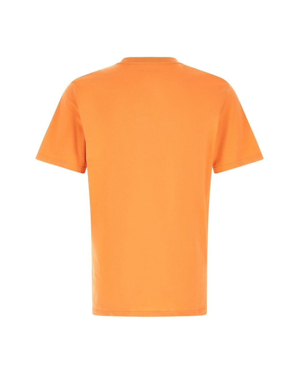 Carhartt Orange T-Shirt With Logo Patch for men