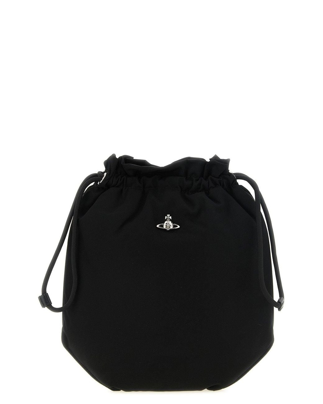 Vivienne Westwood Black Orb Bucket Bag