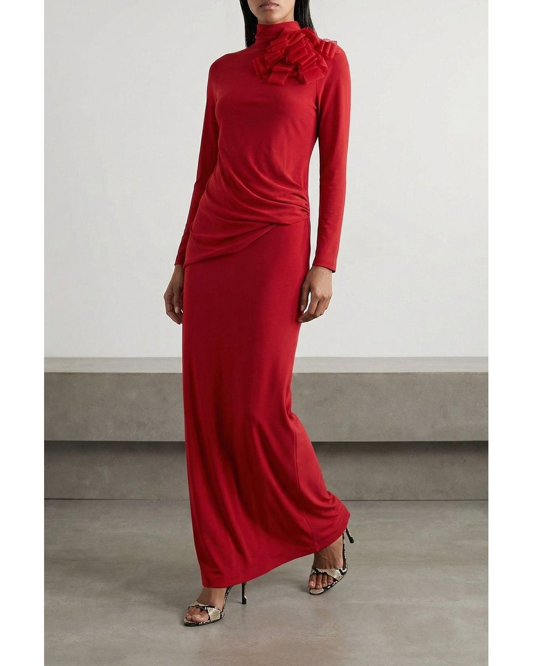 Magda Butrym Red 'Re 26 Dress 04'
